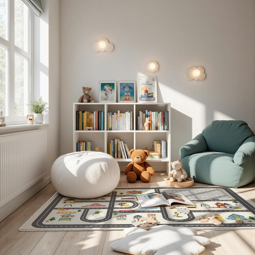 Kids Town Road Play Rug