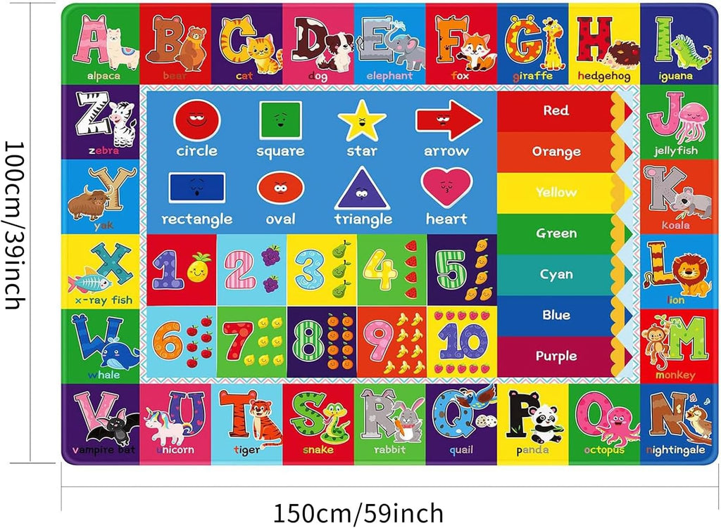 3'X5' ABC Kids Educational Rug