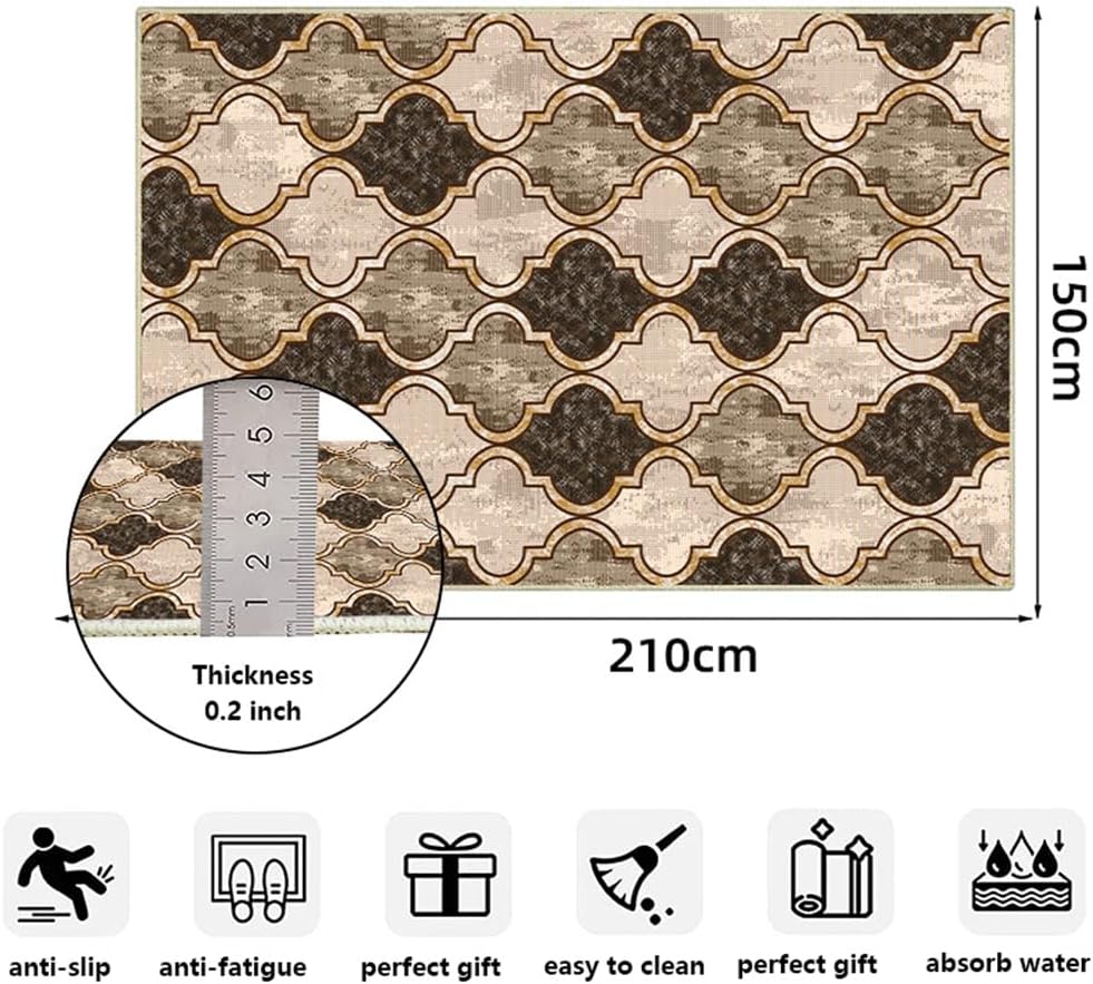 2'x3' Washable Moroccan Trellis Rug