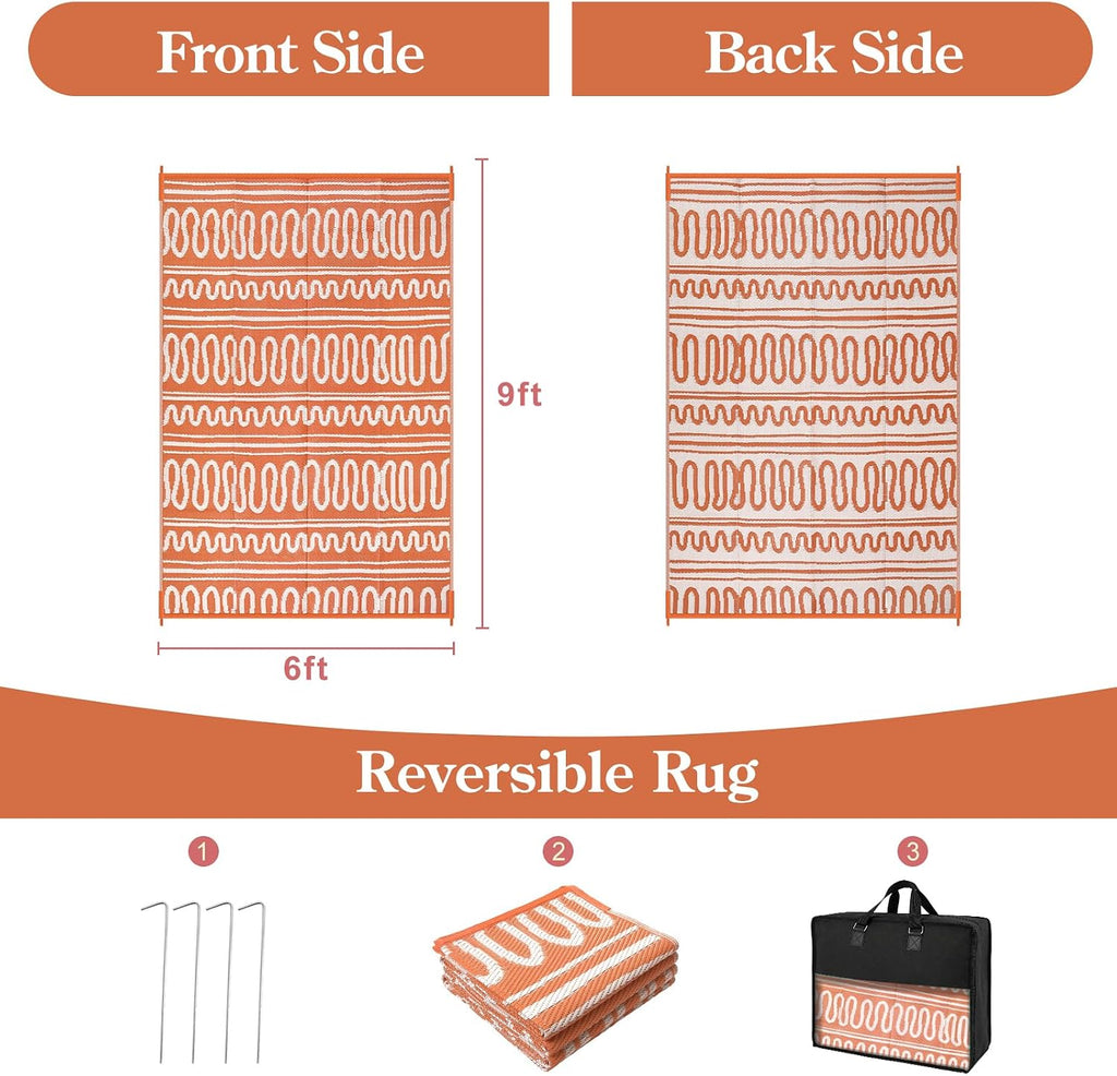 8x10 Boho Outdoor Rug