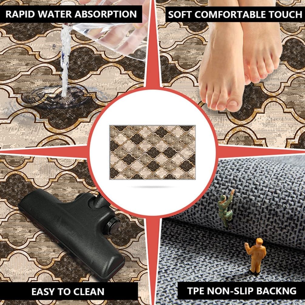 2'x3' Washable Moroccan Trellis Rug