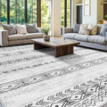 8x10 Gray Washable Moroccan Rug