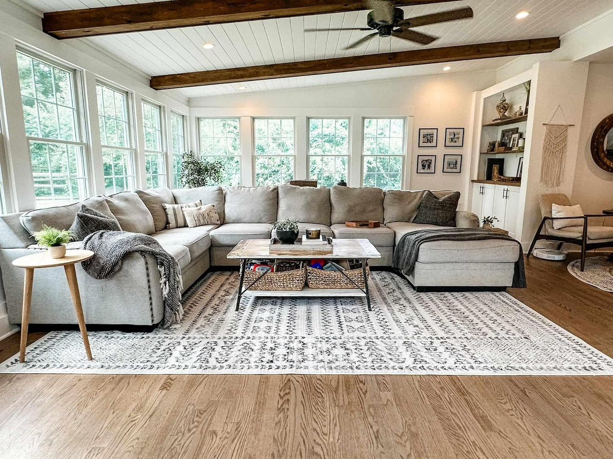 5x7 Farmhouse Moroccan Boho Rug