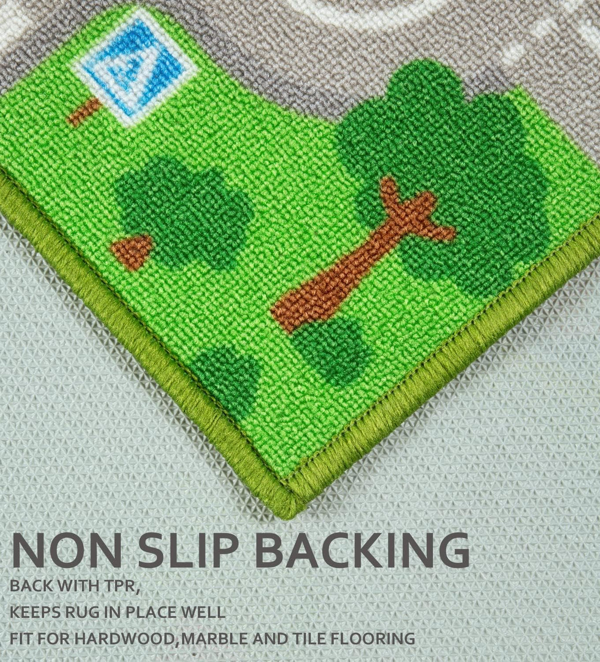 City Traffic Kids Play Rug