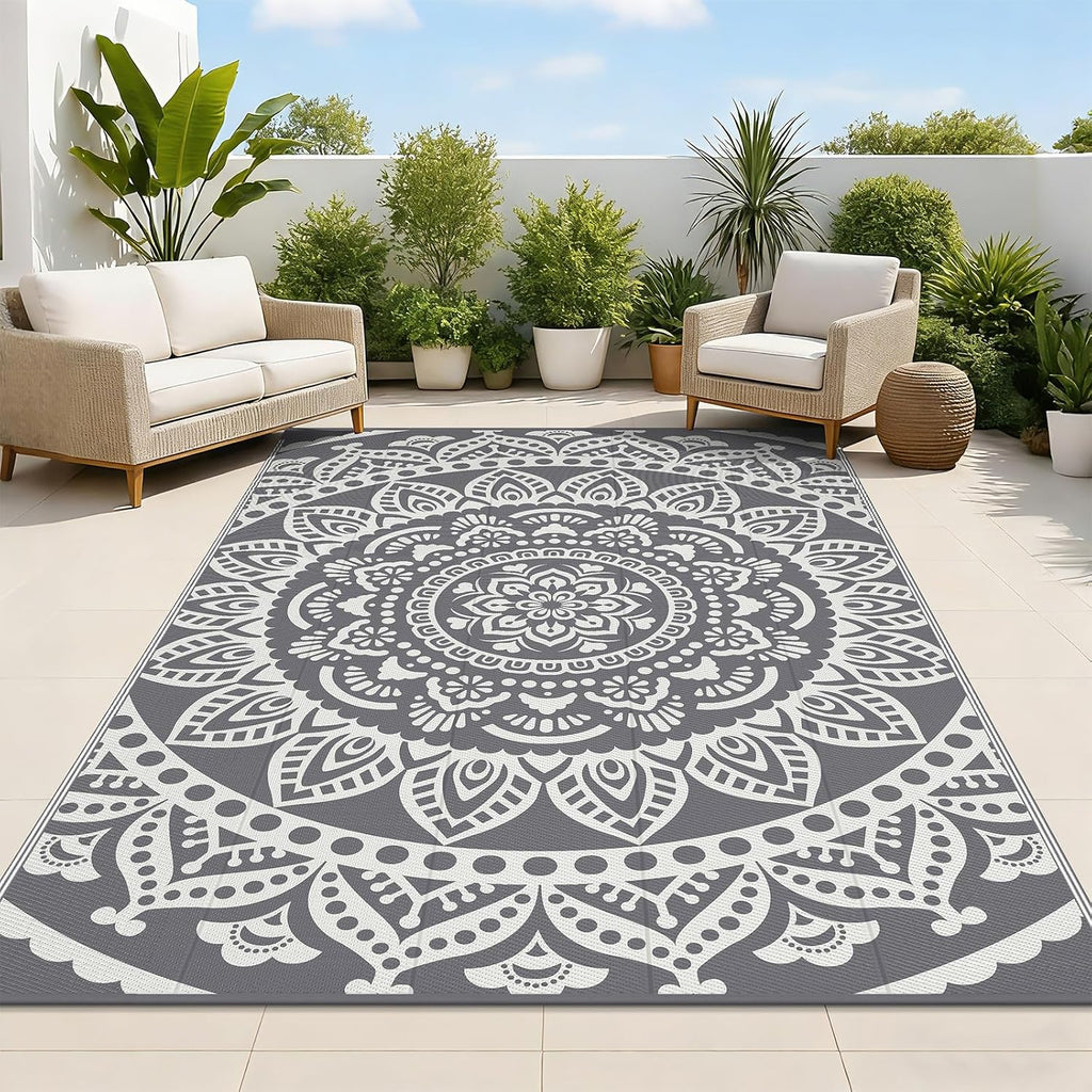 5'x8' Boho Outdoor Rug