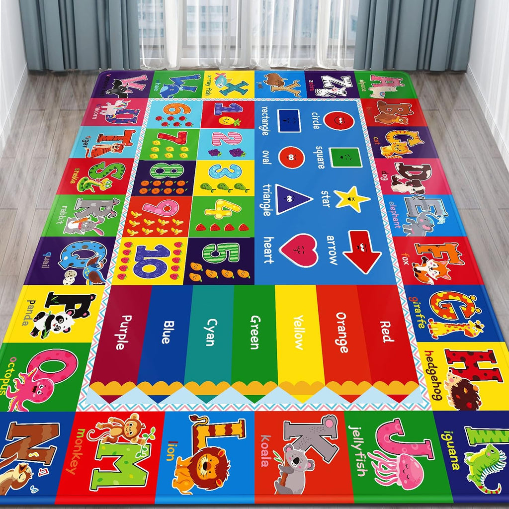 4x6 ABC Educational Kids Rug