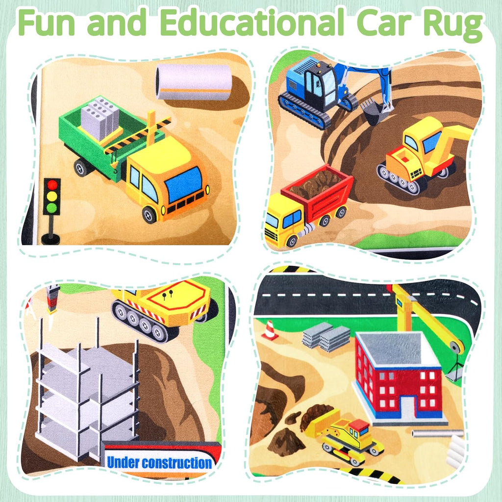 4x6 Construction Kids Play Rug