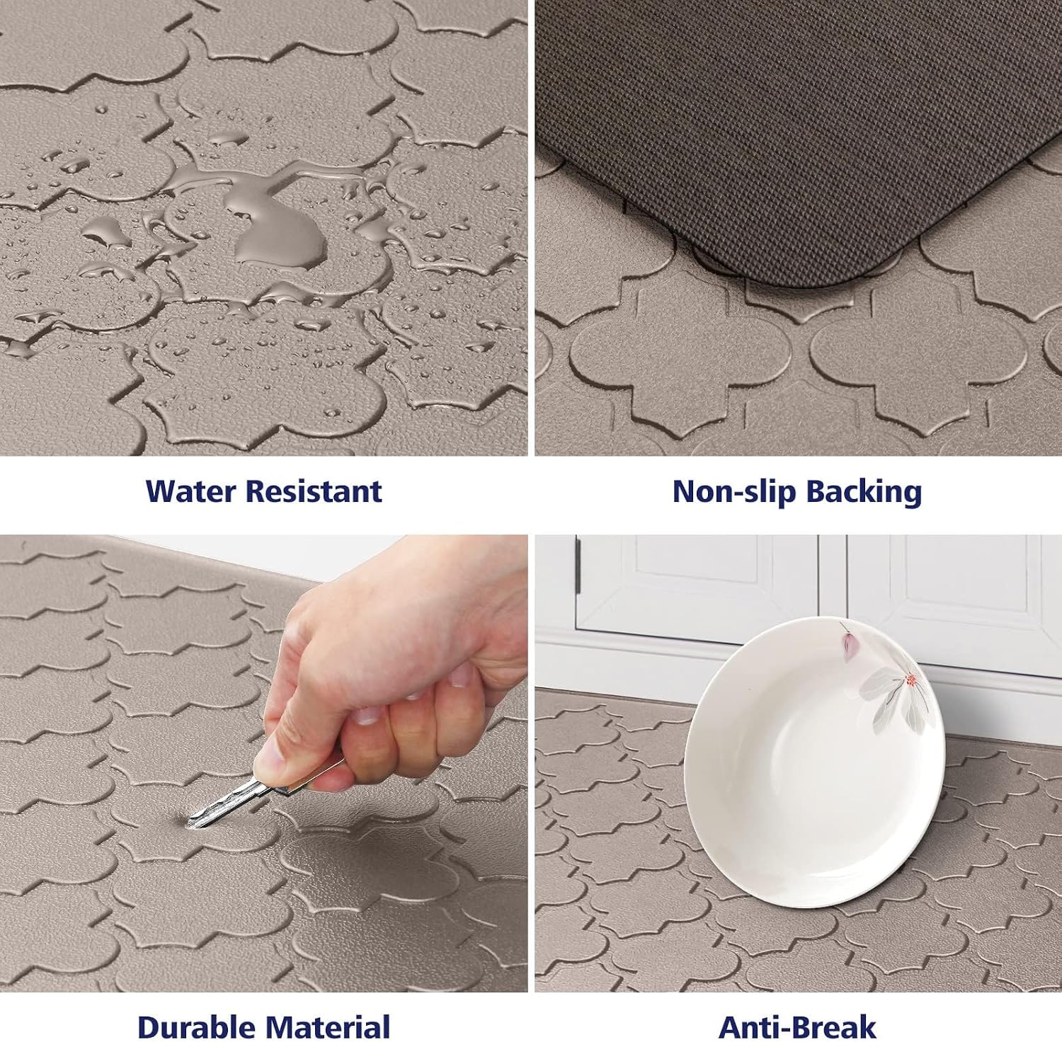 Anti Fatigue Mat 17.3x60 Khaki