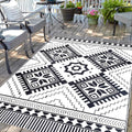 5x8 Boho Reversible Outdoor Rug