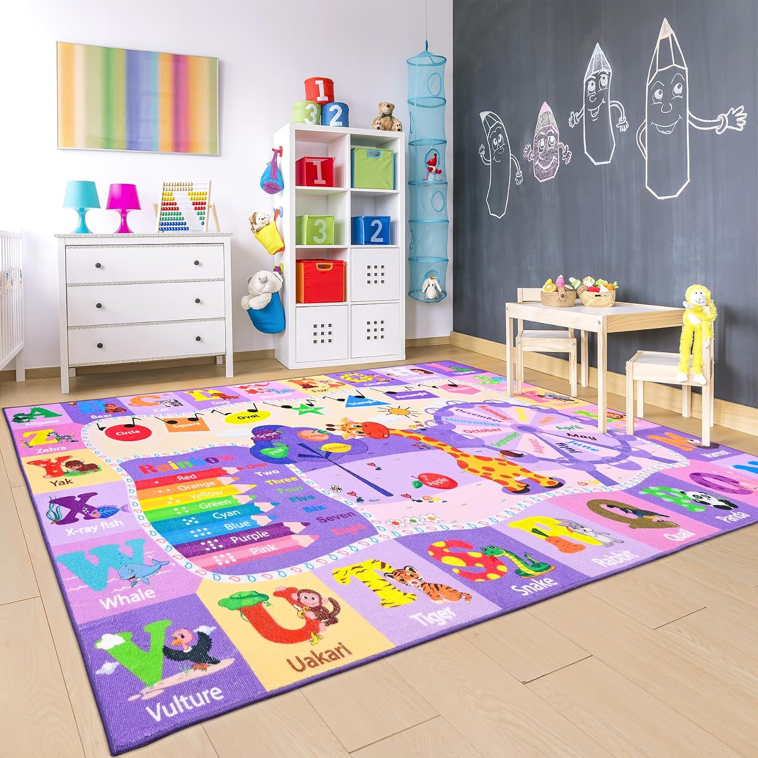 4x6 ABC Kids Rug