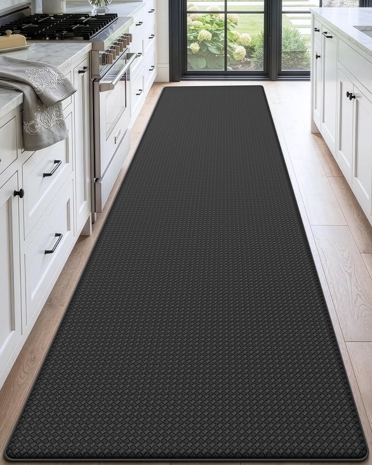 Anti Fatigue Kitchen Mat 23x94 Black