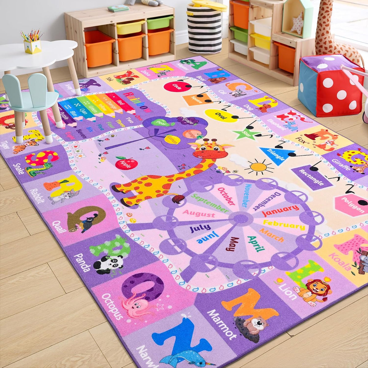 4x6 ABC Kids Rug