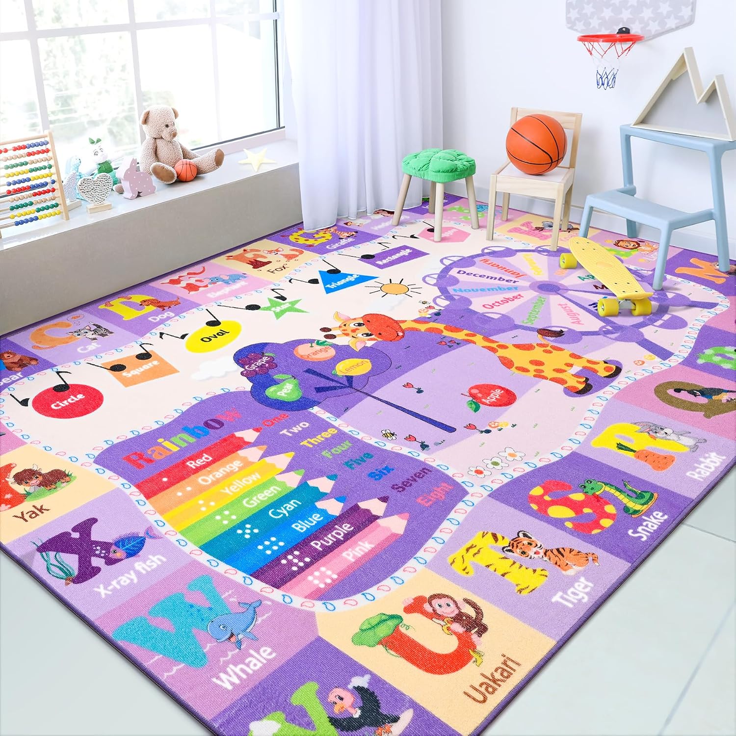 4x6 ABC Kids Rug