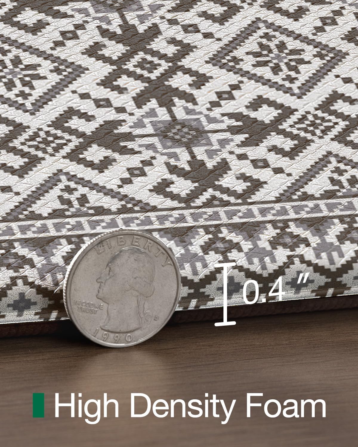 Anti Fatigue Kitchen Mat 24x59 Gray