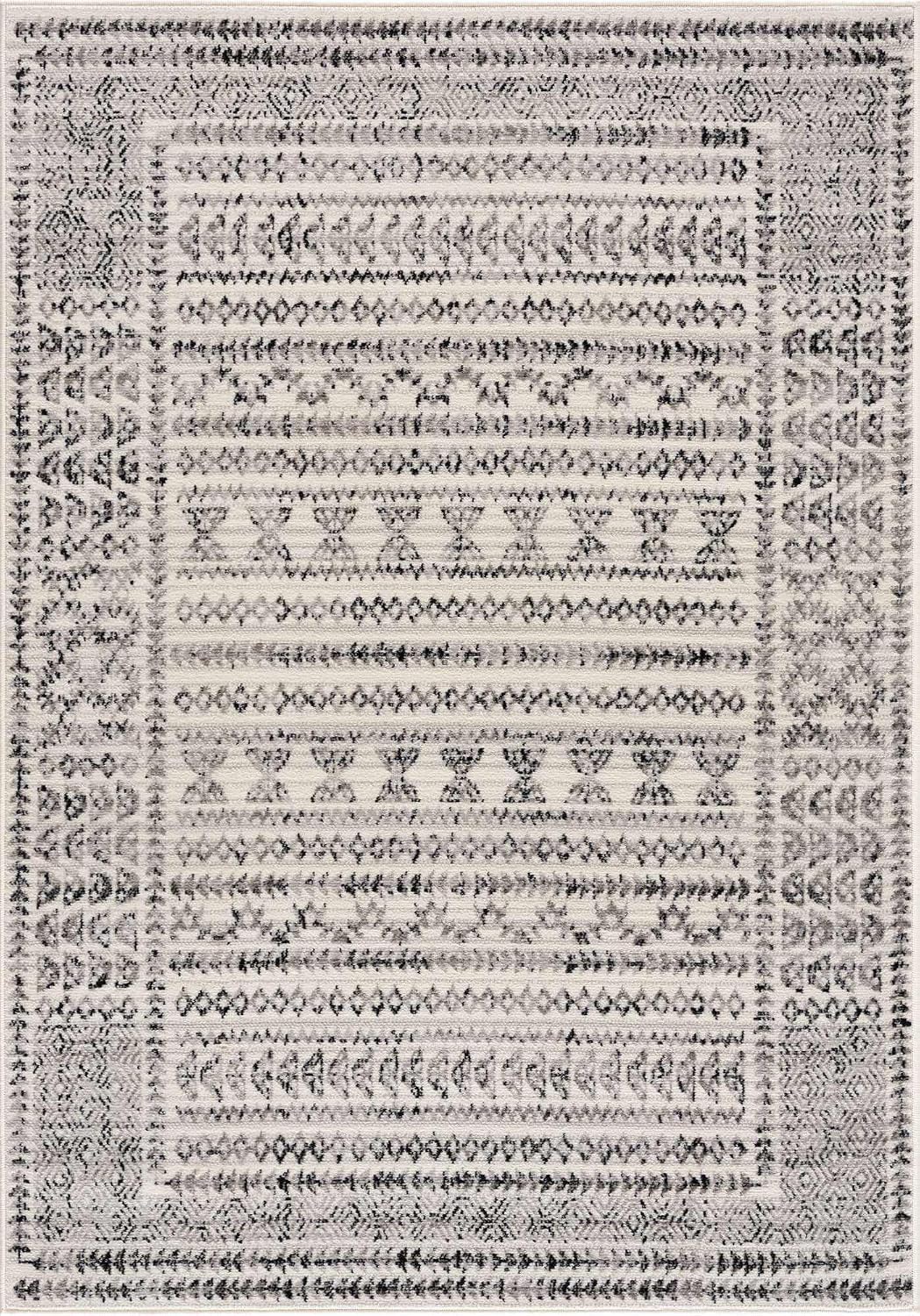5x7 Farmhouse Moroccan Boho Rug
