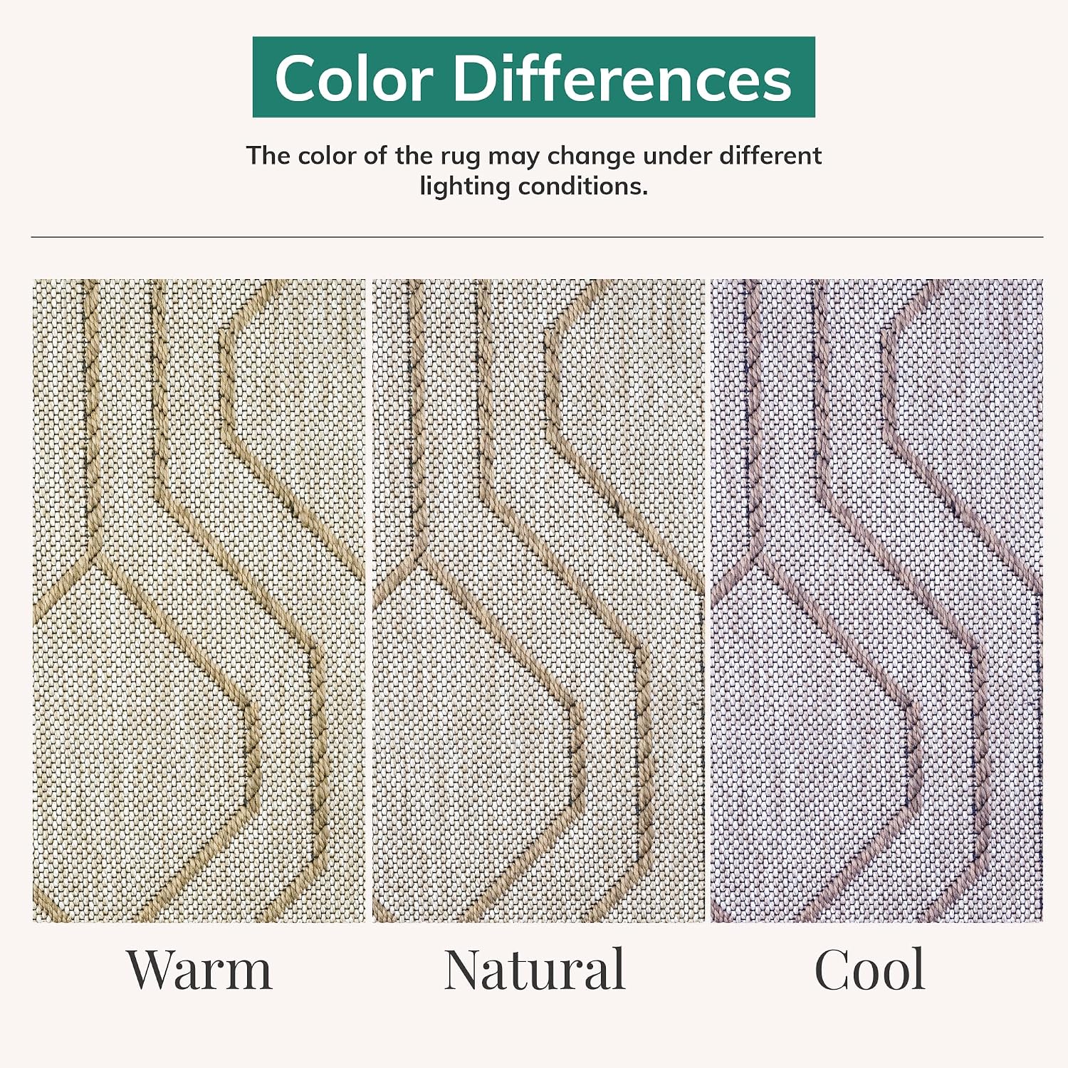 Moroccan Trellis Washable Rug Beige 8x10