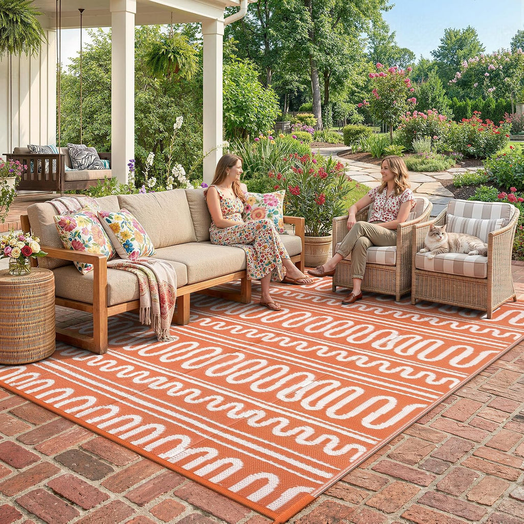 8x10 Boho Outdoor Rug