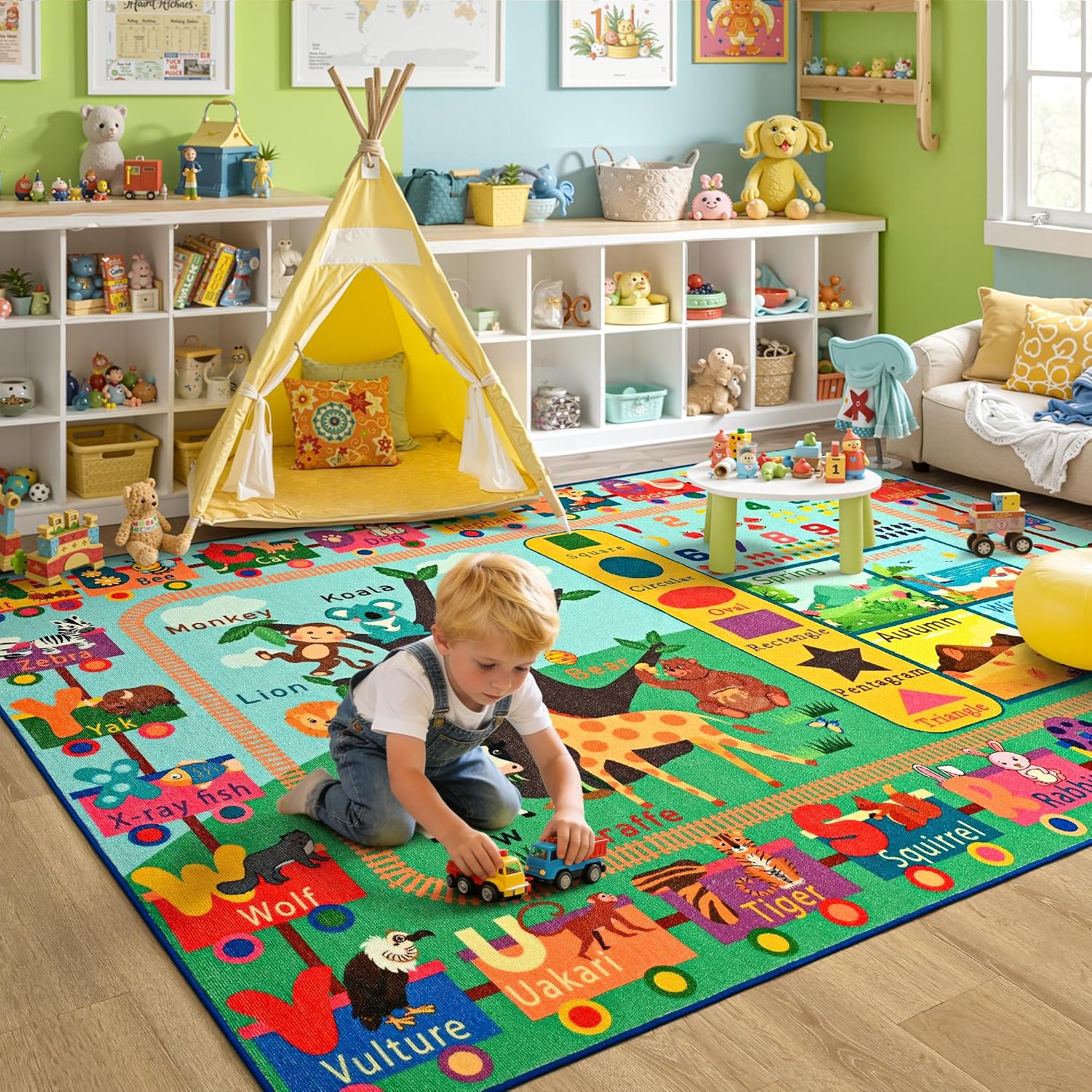 4x6 ABC Kids Play Rug