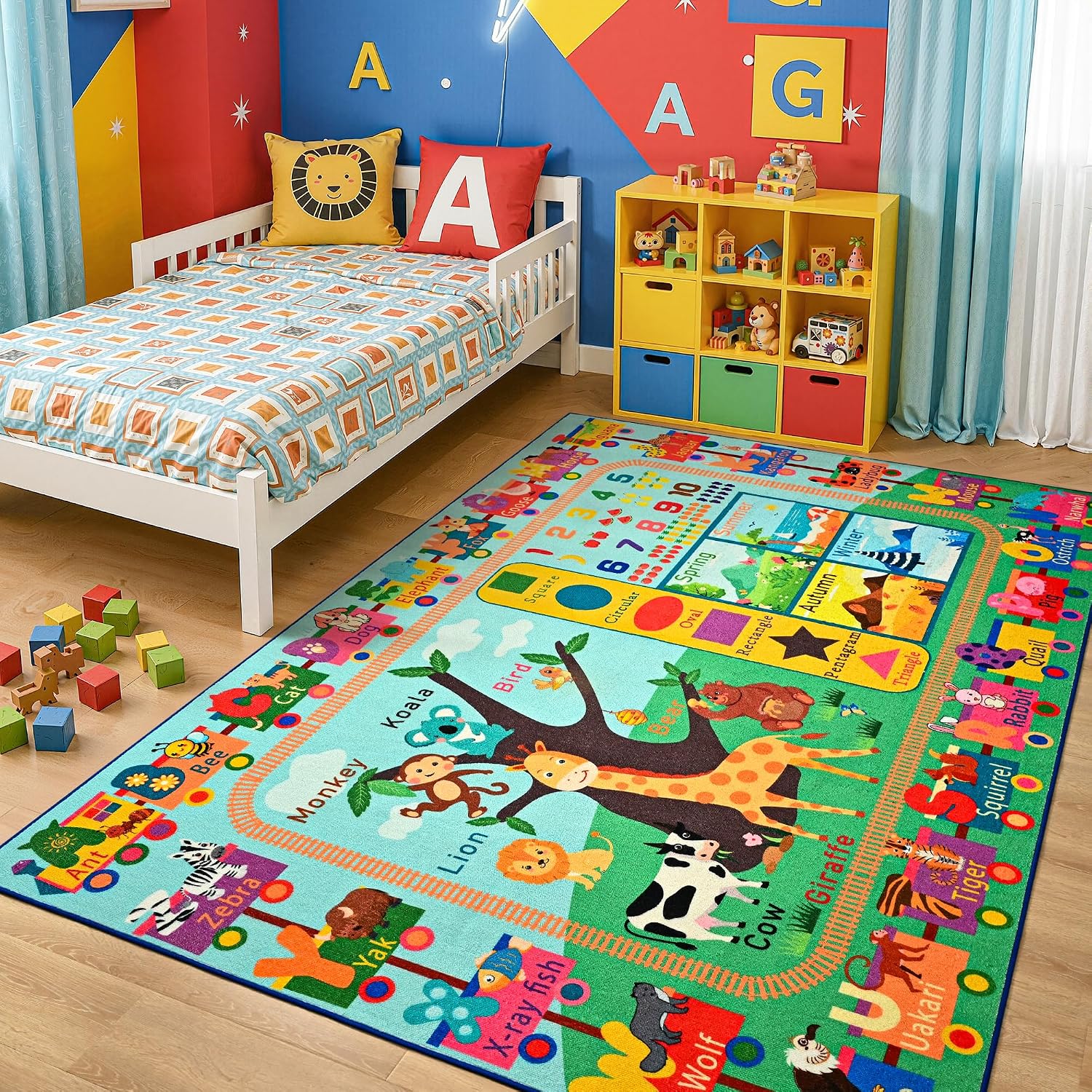 4x6 ABC Kids Play Rug