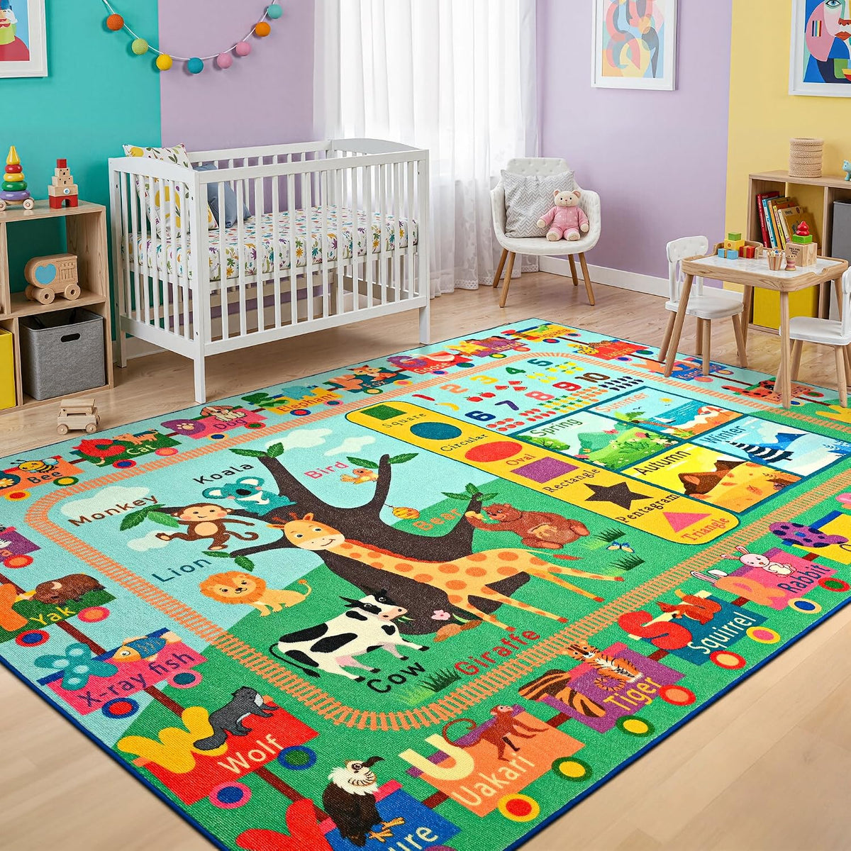 4x6 ABC Kids Play Rug