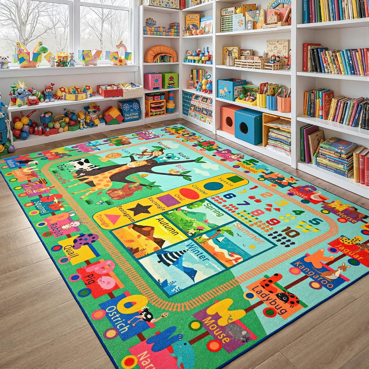4x6 ABC Kids Play Rug