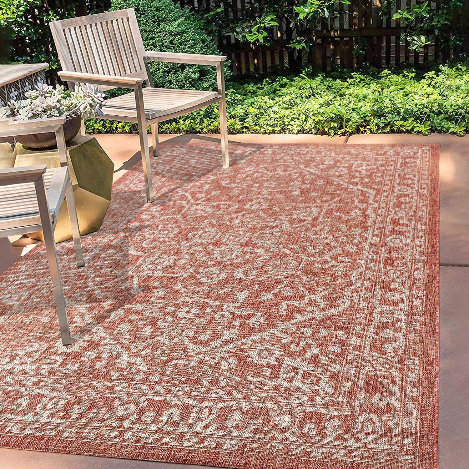4X6 Boho Indoor Outdoor Rug