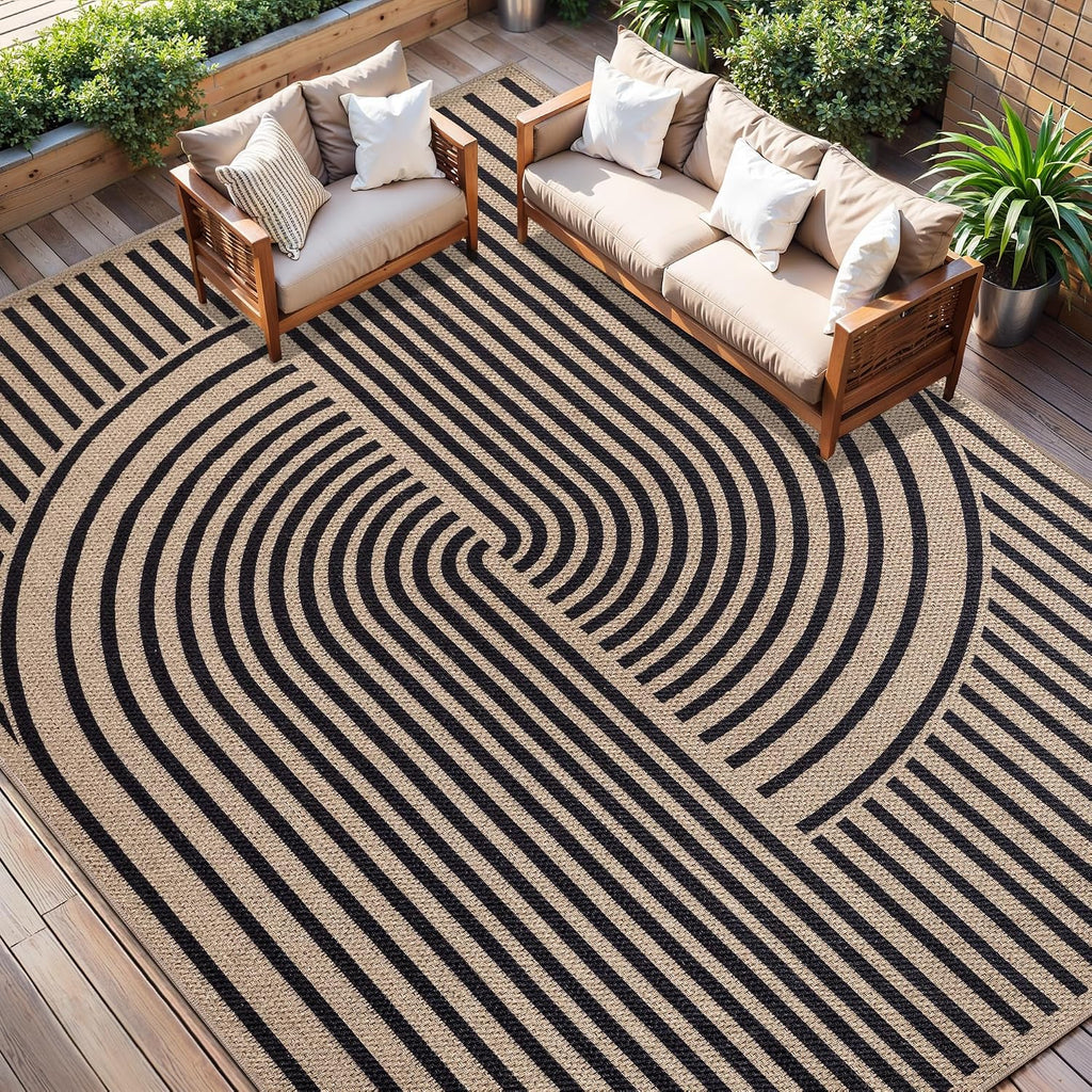 3x5 Jute Boho Rug